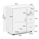thumbnail of FineBuy Badschrank FB52416 Midischrank Weiß Badezimmerschrank Matt Kommode