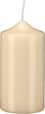 thumbnail of Stumpen Kerzen Vanilla Bisquit 10 x Ø 4 cm, 12 Stück getauchte Stumpenkerzen mit Spitzkopf in RAL Qualität