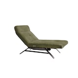 thumbnail of KAWOLA tumbona AMERIVA sillón Relax tumbona Terciopelo verde oliva base cromo