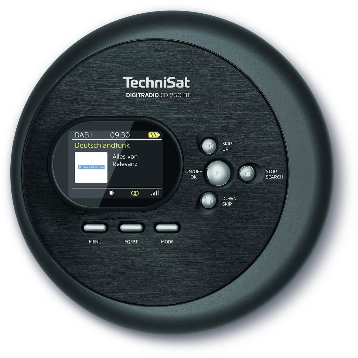 TechniSat DIGITRADIO CD 2GO BT - DAB+/UKW CD-Player mit