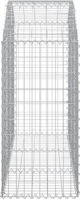 thumbnail of vidaXL Gabione mit Hochbogen 150x50x100/120 cm Verzinktes Eisen