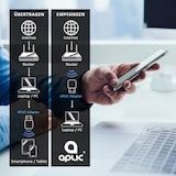 thumbnail of Aplic WLAN-Dongle, WiFi Stick Dual Band 600 MBit/s 2,4 GHz + 5 GHz / 802.11 ac/n/g/b/h