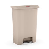 thumbnail of Gastronoble Rubbermaid Slim Jim Front Step Pedaleimer beige 90L