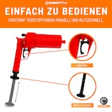 thumbnail of EBERTH Pressluft Rohrreiniger für Waschbecken, Toiletten, Duschen, mit 4 Aufsätzen (Ø 4,5-20 cm), gegen Verstopfungen