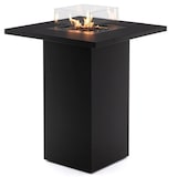thumbnail of Estufa exterior a gas mesa de cóctel con funda protectora Square Table High Planika