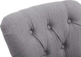 thumbnail of CHEFGASTRO Barhocker CORSICA Stoff, Antik-hell HxBxT 109x55x57cm Stoff Hellgrau Barstuhl