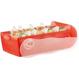 thumbnail of Karteibox Croco A8 quer Lernkartei mit 100 Karten transluzent-rot Packung mit 5 Stück