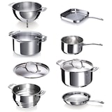 thumbnail of Poêle Chef Lisse 24 cm en   -  Argent Rond Inox Beka