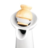 thumbnail of Bouteille huile et vinaigre blanches en porcelaine