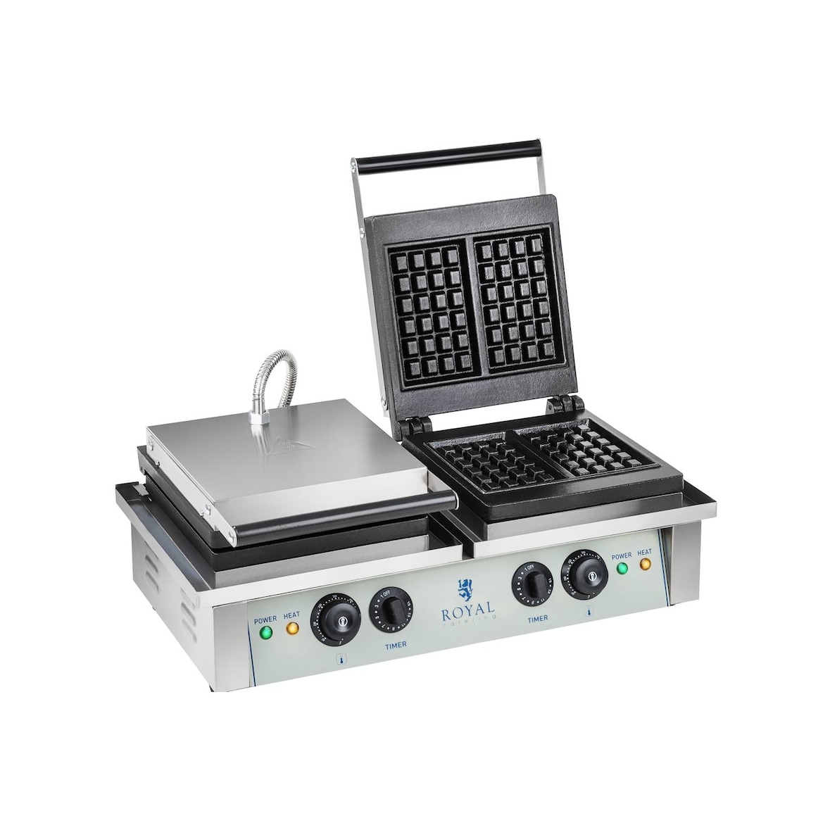Royal Catering Waffeleisen - 2 x 2.000 Watt - rechteckig