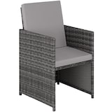 thumbnail of tectake Salon de jardin LAUSANNE 2 places - gris - 403097