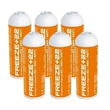 thumbnail of 6 Botellas Gas Ecologico Refrigerante Freeze +22 400Gr + Valvula Organico Sustituto R22, R404, R407C