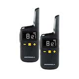 thumbnail of Motorola Walkie Talkie XT185 Rádio bidirecional até 8 km, leve e compacto, cor preta, embalagem com 2 unidades