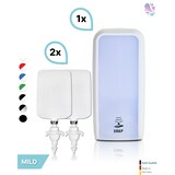 thumbnail of SET: Schaumseifenspender SENSOR, berührungslos Blanc Cosmos versch. Farben+2x 1-Liter Schaumseife mild - PRODUKTSET : Farbe - Weiß