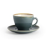 thumbnail of Olympia Kiln Cappuccinotassen + Untertassen Ozean | 23cl | Porzellan | 6 Sets