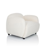 thumbnail of Loungestoel / relaxfauteuil VERDUNA stof bouclé wit hjh LIVING