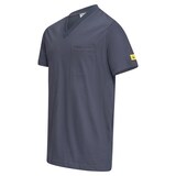 thumbnail of ESD-T-Shirt mit Brusttasche, V-Ausschnitt, 150g/m², dunkelgrau, L