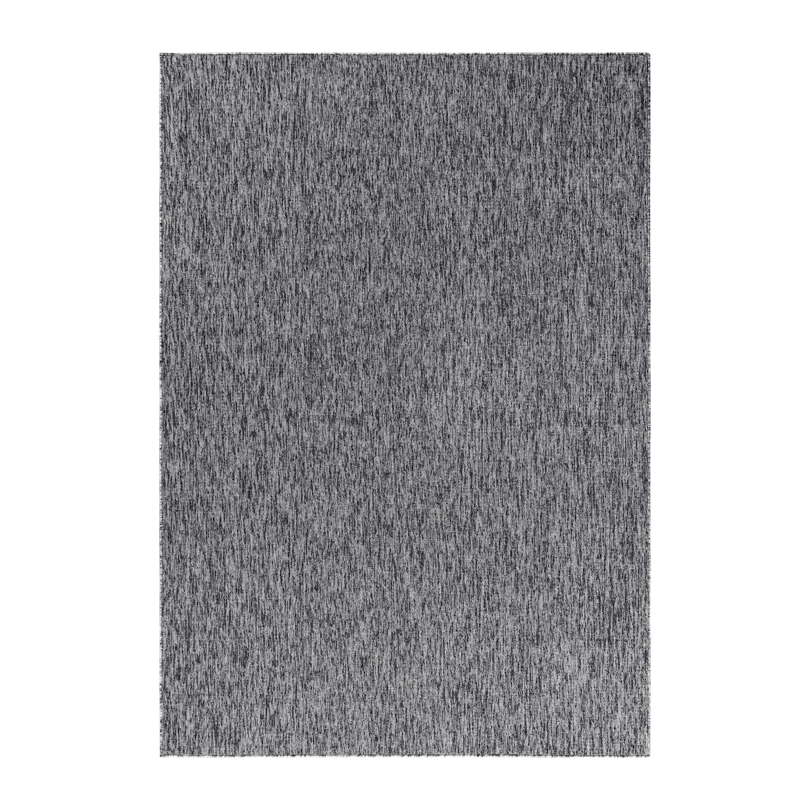 Carpetsale24 Teppich 200x290 cm Grau, Einfarbiger Kurzflor Schlingenteppich für großes Wohnzimmer, Esszimmer oder offenen Wohnbereich, Modern