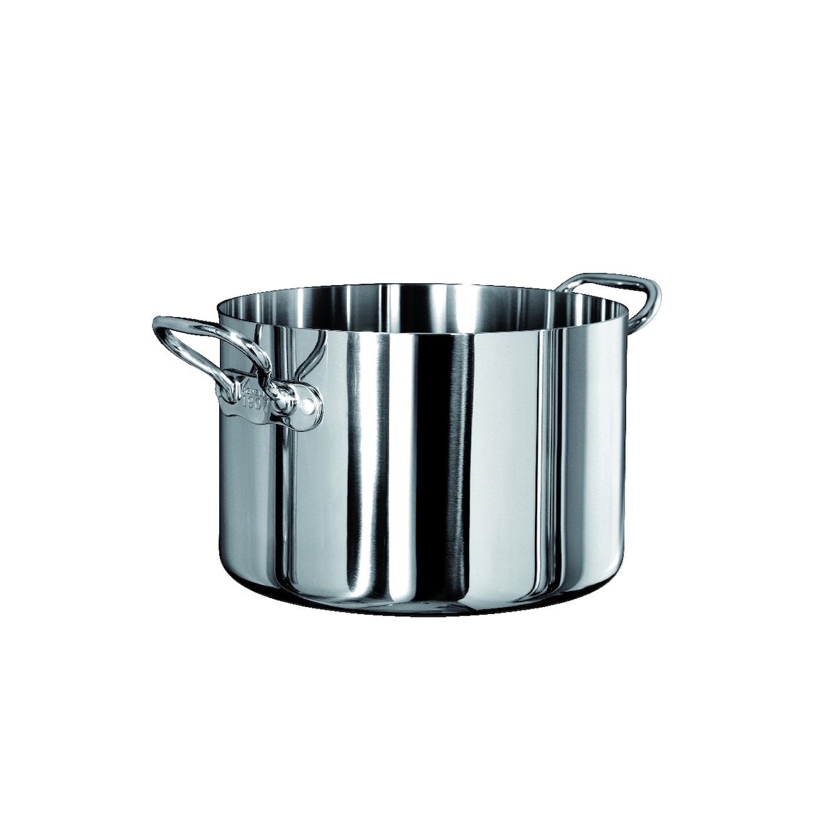 Caçarola alta trimetálica 32 cm 14,5L AGNELLI 1907