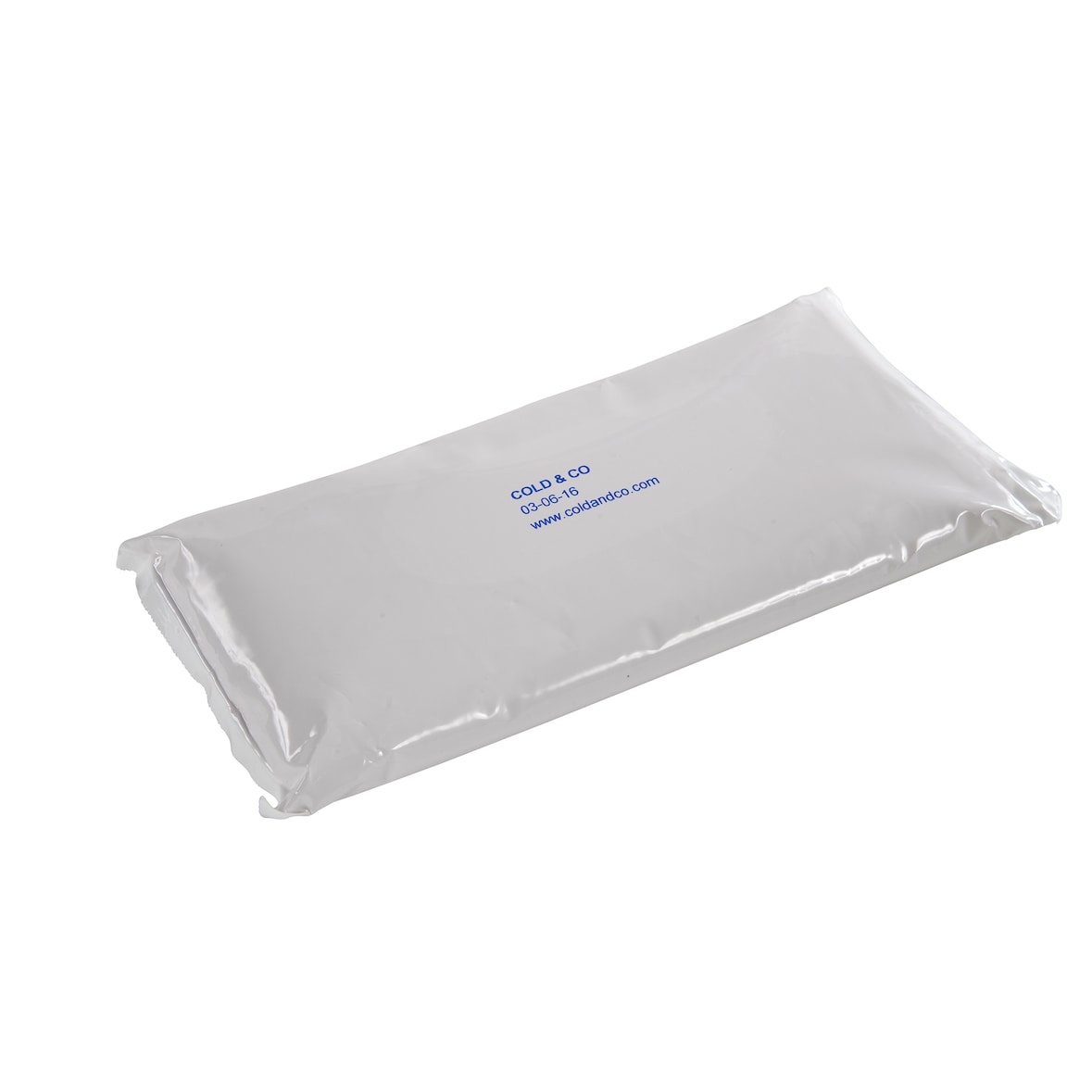 Gel Pack Réfrigérant Souple blanc - Diffuseur de froid - 1kg - 15 x 29 x 3 cm - T°C rendue à 0°C - Transport de produits frais - lot de 15 unités