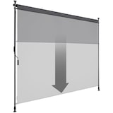 thumbnail of tectake Toldo de pinza TAIJA con manivela manual - 200 x 310 cm gris oscuro
