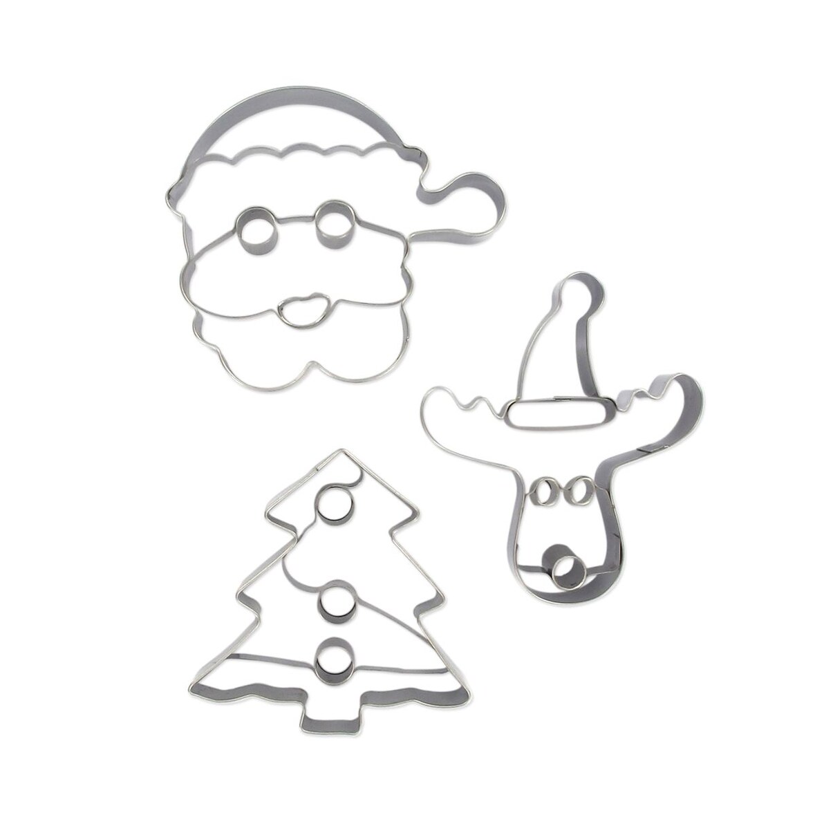Zenker Weihnachts-Ausstechformen-Set, 3 Stück