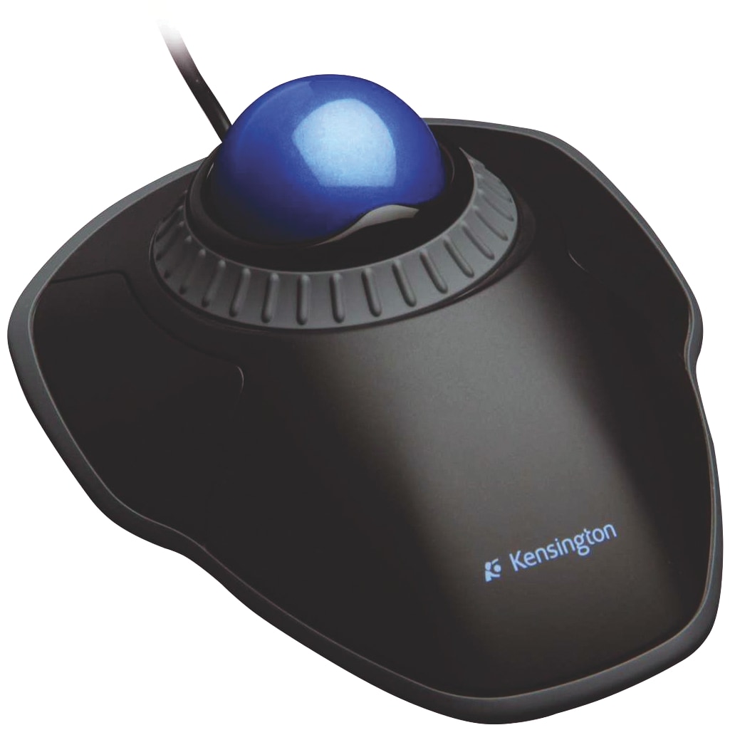 Trackball Orbit com anel de deslocação, preto, com cabo