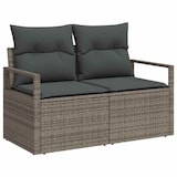 thumbnail of vidaXL Garten Essgruppe mit Kissen 9 pcs Grau, Braun 100 x 55 x 73 cm