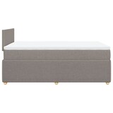 thumbnail of vidaXL Boxspringbett mit Matratze Taupe 120x200 cm Stoff