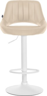 thumbnail of Barhocker Milet Kunstleder creme/weiß