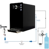 thumbnail of Tafelwasserzapfanlage Sprudelwassergerät BieTal® BT-30 Komplett SET schwarz