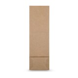 thumbnail of 500x Blockbodenbeutel Kraftpapier braun mit Sichtfenster  70 + 40 x 205mm