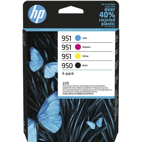 HP 950 + 951 Pack de 4 Cartouches d'encre ORIGINALE - 6ZC65AE