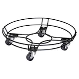 thumbnail of WAGNER Pflanzenroller BLACK EDITION Ø 38 x 9,5 cm, innen & außen, Stahl, schwarz, Rand, Tragkraft 100 kg - 20093401