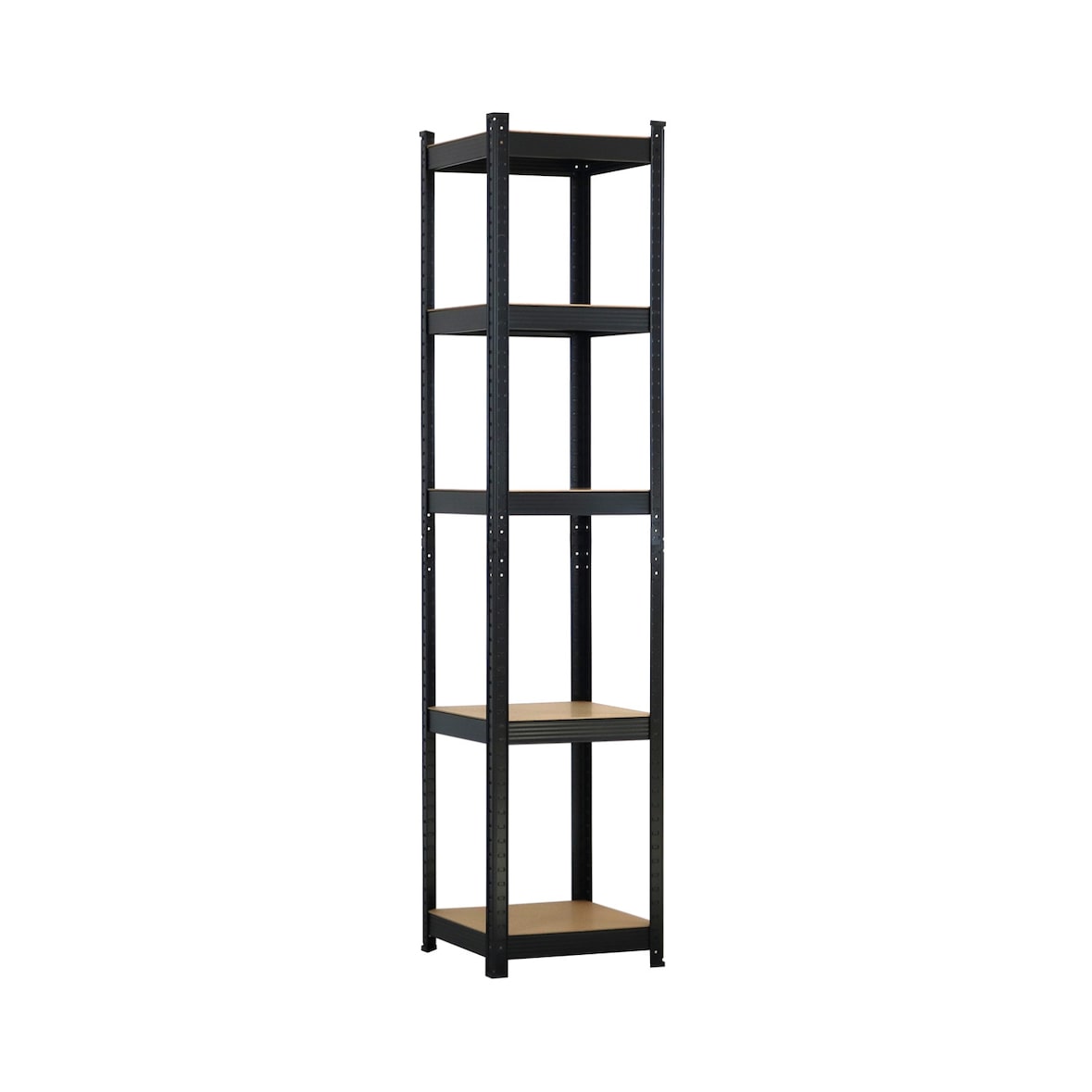 Estante Modular com 5 Prateleiras Ajustáveis ​​preto 180x40x40cm 175Kg Thinia Home