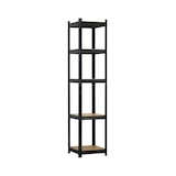 thumbnail of Estante Modular com 5 Prateleiras Ajustáveis ​​preto 180x40x40cm 175Kg Thinia Home