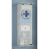 thumbnail of VCM Medizinschrank Omal Beton-Optik H. 92 x B. 31 x T. 18 cm