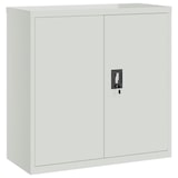 thumbnail of vidaXL Aktenschrank mit 2 Türen Grau 90 cm Stahl