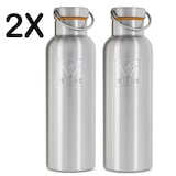 thumbnail of WILDOR® Premium RVS Drinkfles Van 750 ml – Dubbelwandig geïsoleerd – Lekvrij – Met RVS Dop & Draagbeugel