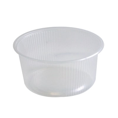 Pro Pac 250 Verpackungsbecher mit Deckel, PP rund 250 ml Ø 10,5 cm · 5,1 cm transparent (95067, 5x50 Stück)