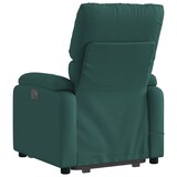 thumbnail of vidaXL Elektrischer Massagesessel mit Aufstehhilfe Dunkelgrün Stoff