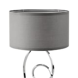 thumbnail of Helloshop26 - Lampe de table E14 métal polyester hauteur 50 cm chrome gris 03_0009549