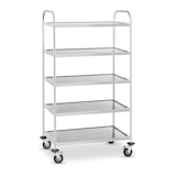 thumbnail of HELLOSHOP26 - Carrello di servizio in acciaio inox - 5 ripiani - fino a 250 kg 14_0000950