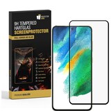 thumbnail of 2x 9H Hartglas für Samsung Galaxy S21 FE FULL COVER Panzerfolie Displayschutz KLAR SW Panzerglas Schutzglas Schutzfolie