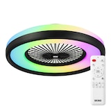 thumbnail of Slimme Plafondlamp met Ventilator – Plafondventilator met App en Afstandsbediening - 4800 Lumen - RGB - 6 Snelheden - BREND BR-2253