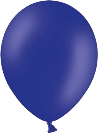10 Luftballons dunkelblau