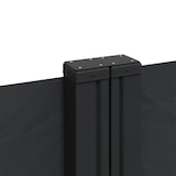 thumbnail of vidaXL Seitenmarkise Ausziehbar Schwarz 180x1200 cm