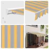 thumbnail of Wasabi - Tenda Esterna Avvolgibile 4x2,5 AGB Poliestere – Struttura Semicassonetto in Alluminio – Tessuto Protezione Solare