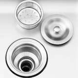 thumbnail of Royal Catering - Royal Catering RC-IKS04 Plonge En Inox Professionnelle Sur Meuble Bas Armoire Placard Avec Évier Acier Inoxydable (2 bacs : 400 x