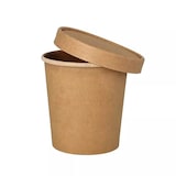 thumbnail of RyanPack Papp-Suppenbecher 360 ml Kraft Braun – 500 Stück Karton (20x25) – Gastronomie